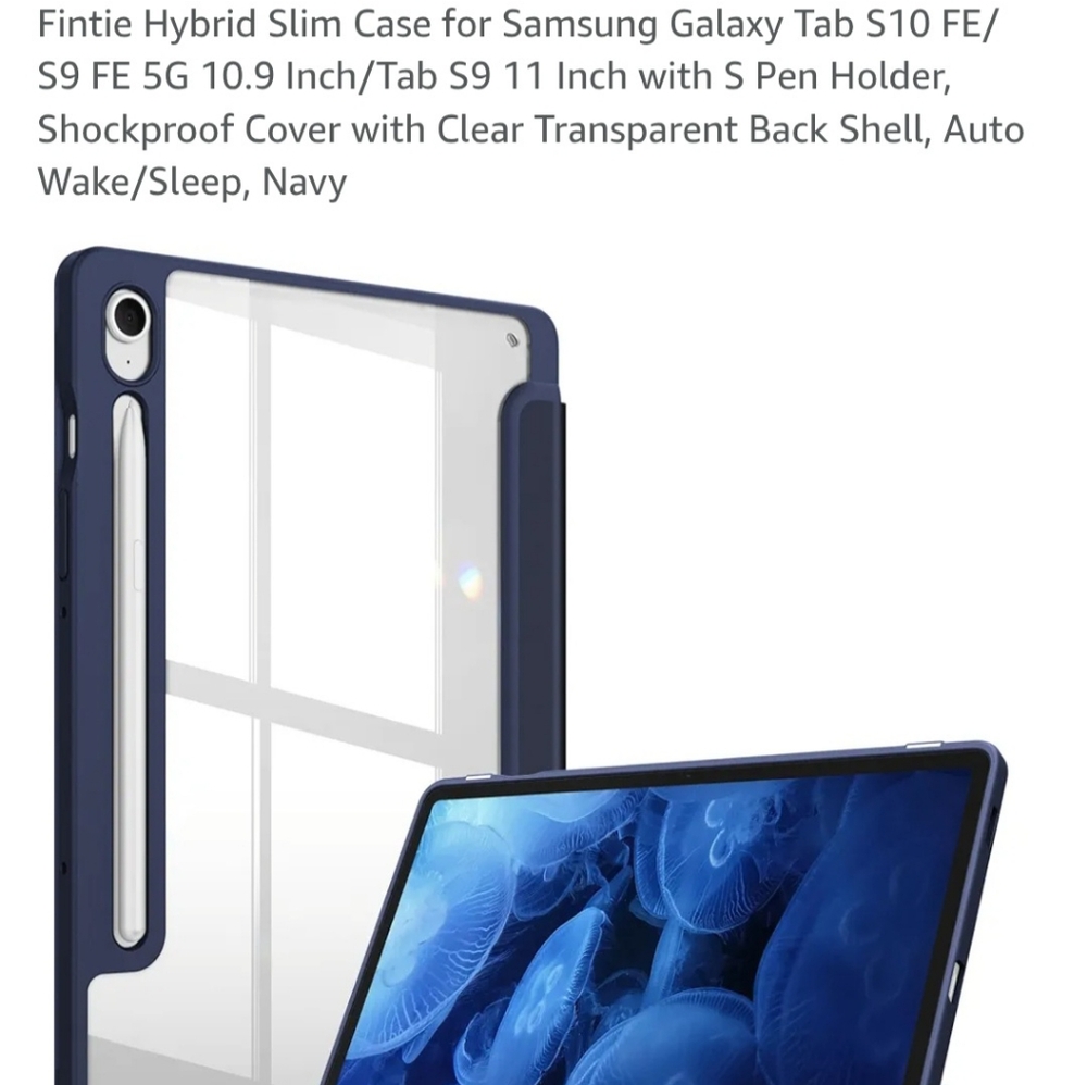 Navy Hybrid Slim Case for Samsung Galaxy Tablet